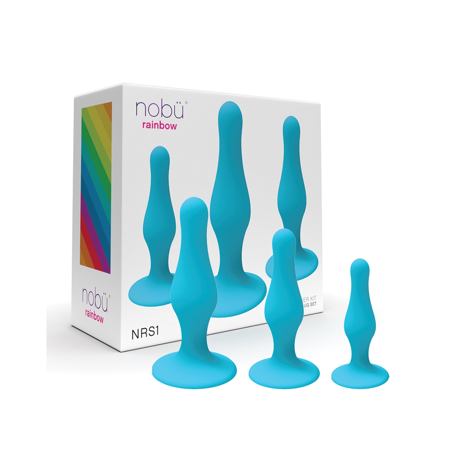 Set de Plug de Silicona Nobu Rainbow - Placer